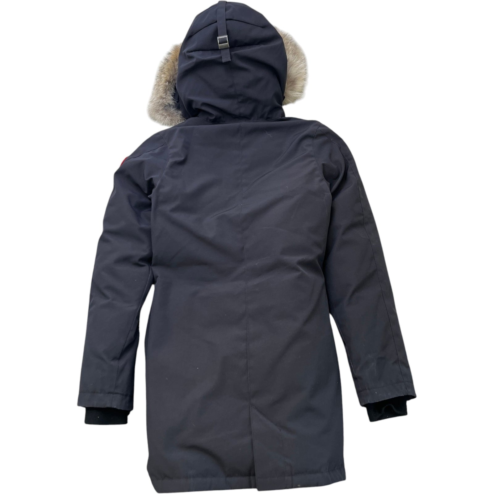 Women's Victoria Parka Down Jacket Navy Size S - Photo 2