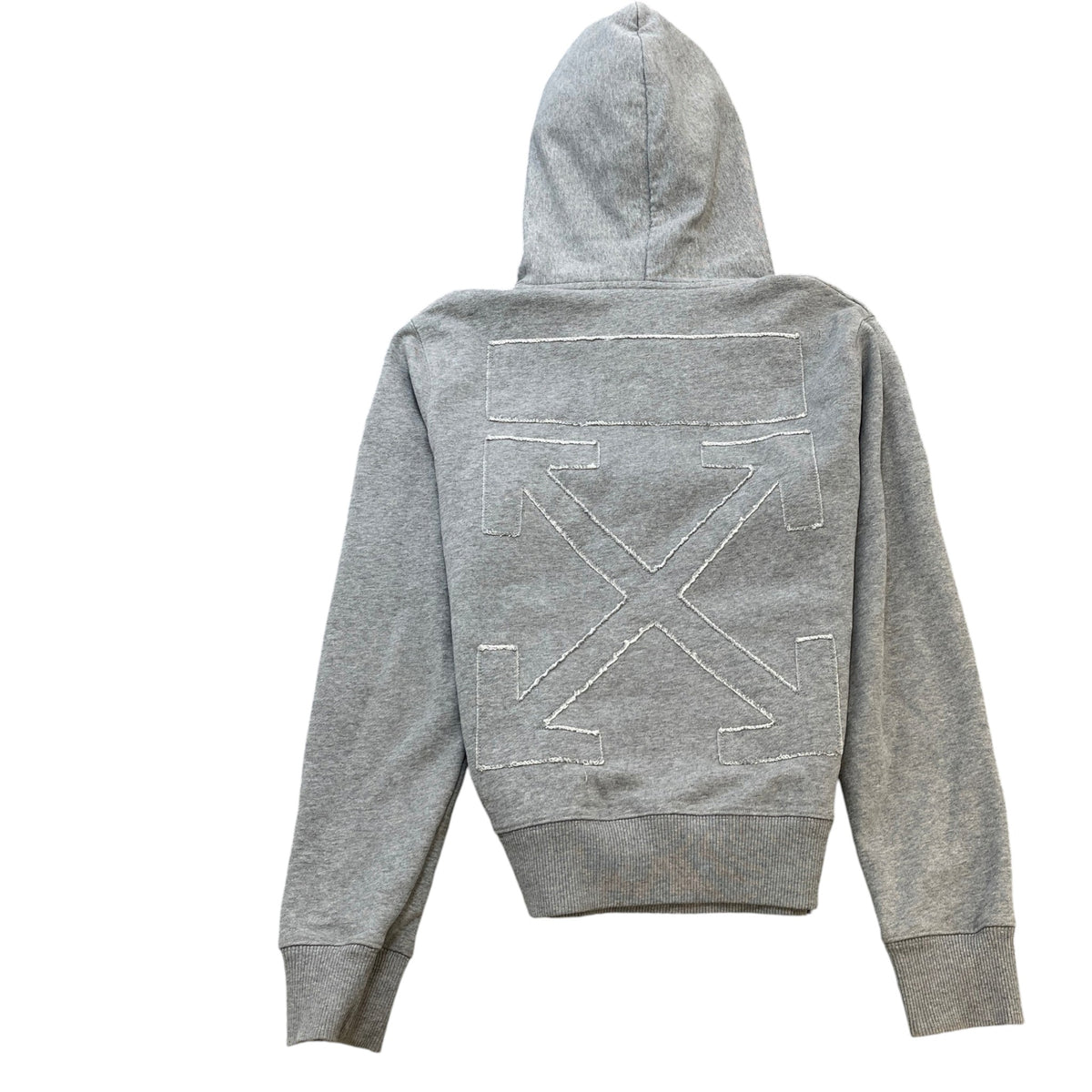 Men's Arrow Logo Hoodie Grey Size S - Photo 2