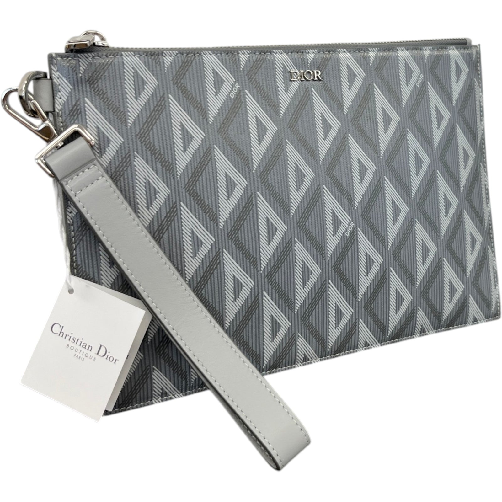 Men's A5 Flat Cd Diamond Pouch Grey - Photo 3