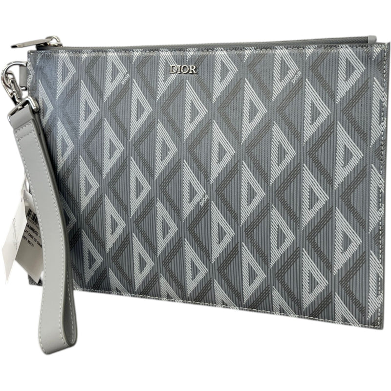 Men's A5 Flat Cd Diamond Pouch Grey