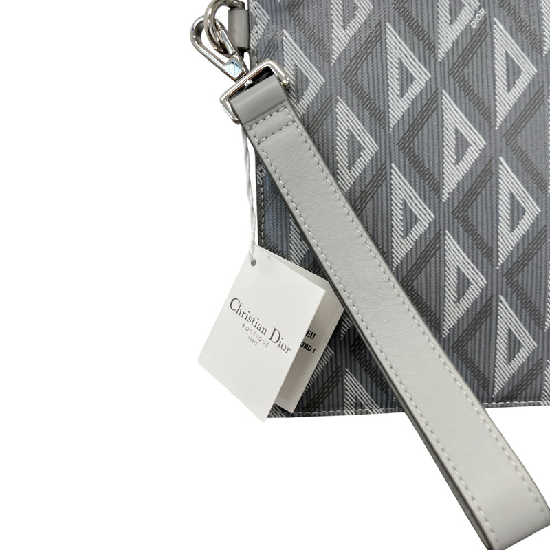 Men's A5 Flat Cd Diamond Pouch Grey