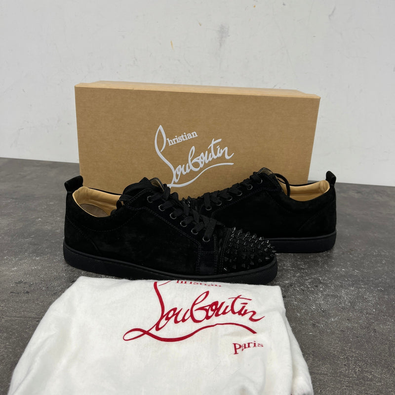Men's Louis Junior Spikes Low Trainers Black Size UK 7.5 / EU 41.5