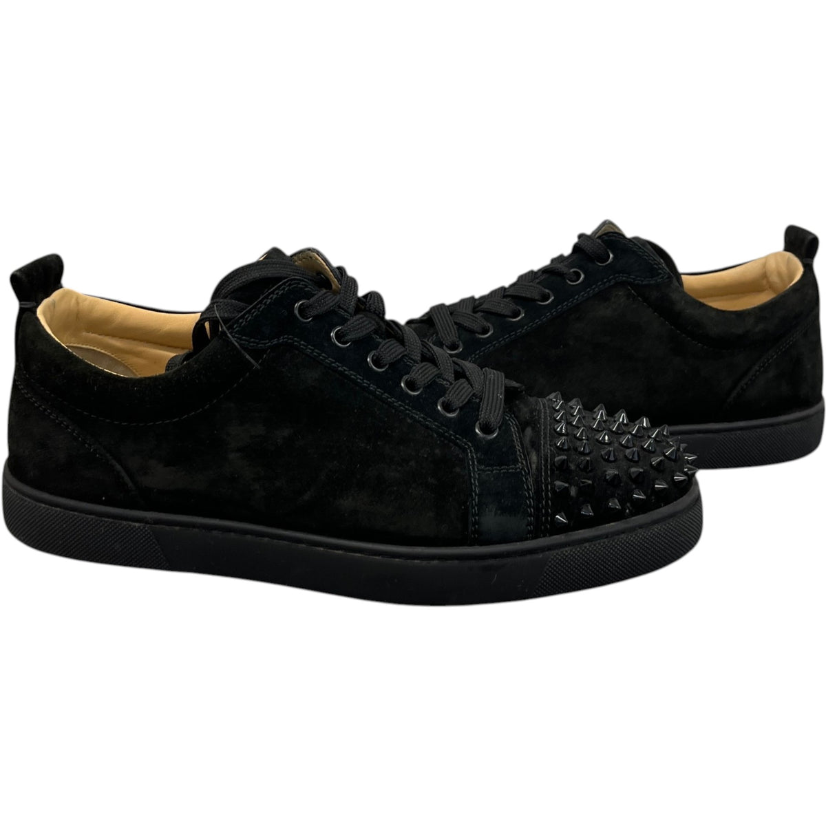 Men's Louis Junior Spikes Low Trainers Black Size UK 7.5 / EU 41.5 - Photo 3