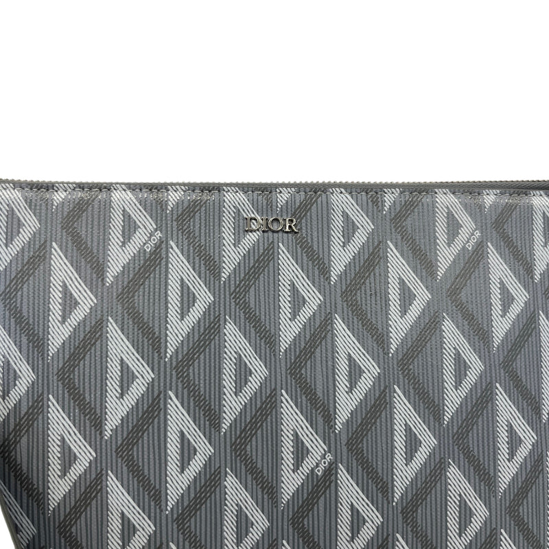 Men's A5 Flat Cd Diamond Pouch Grey