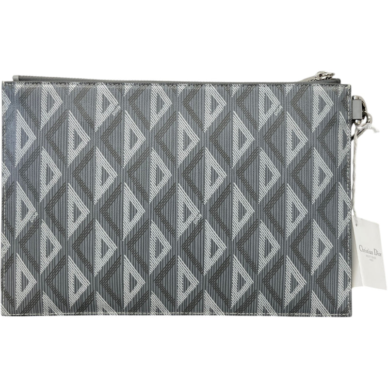 Men's A5 Flat Cd Diamond Pouch Grey