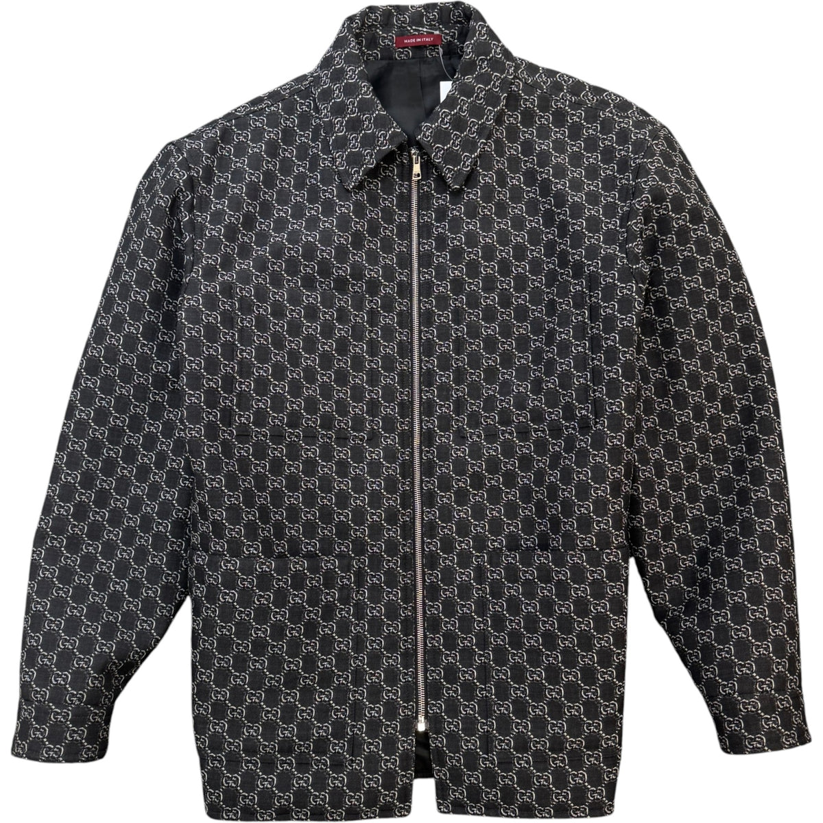 Men's GG Supreme Jacket Black Size M - Photo 1