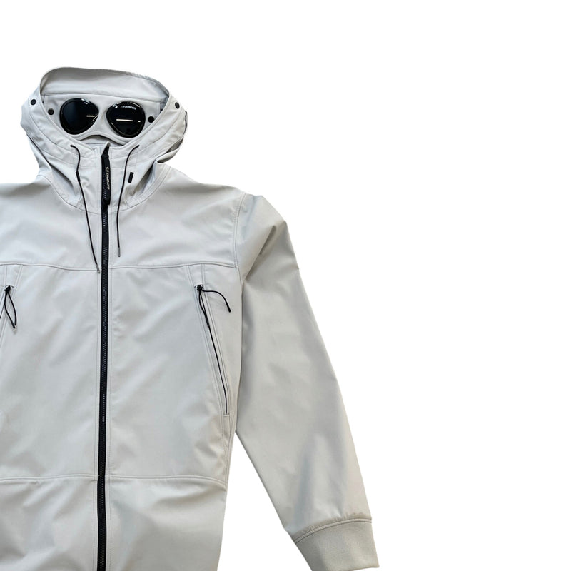 Men's Shell Goggle Jacket Grey Size 3XL