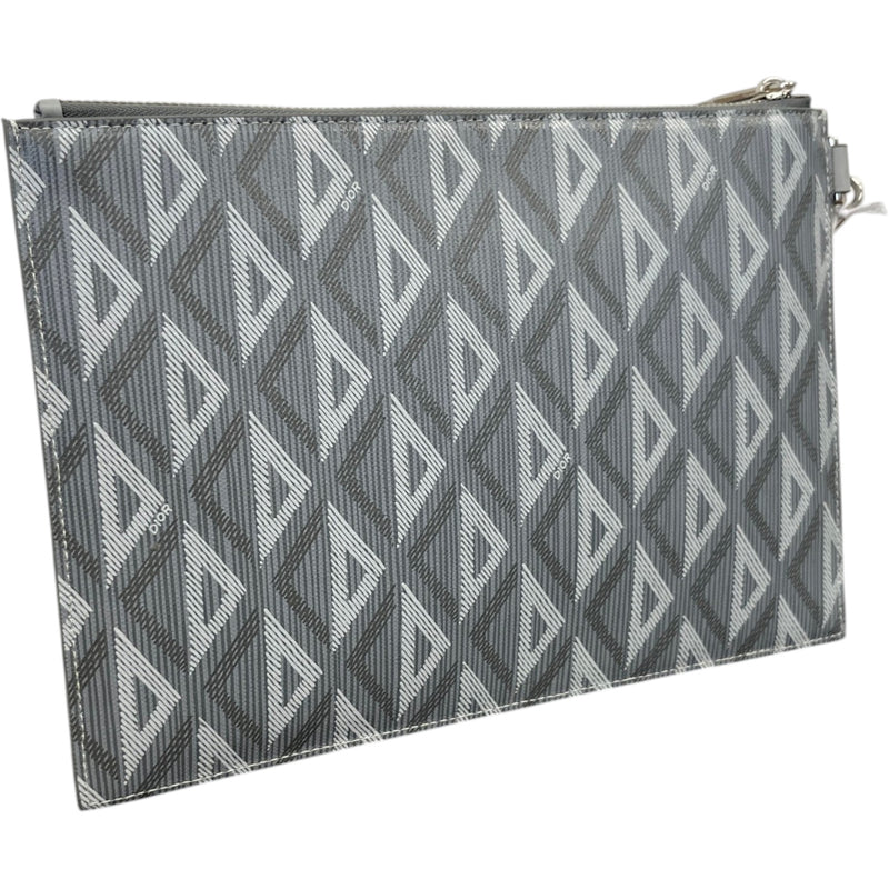 Men's A5 Flat Cd Diamond Pouch Grey
