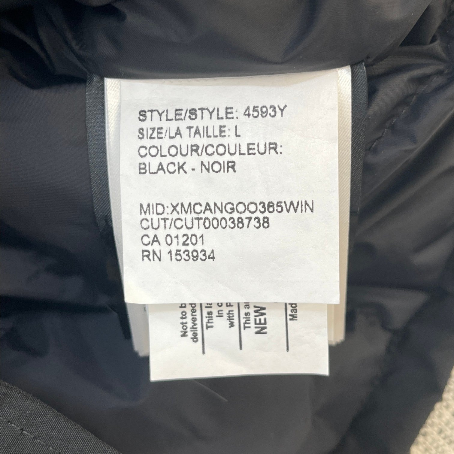 Women's Junior Brittania Parka Down Jacket Black Size Age 14-16 - Photo 8