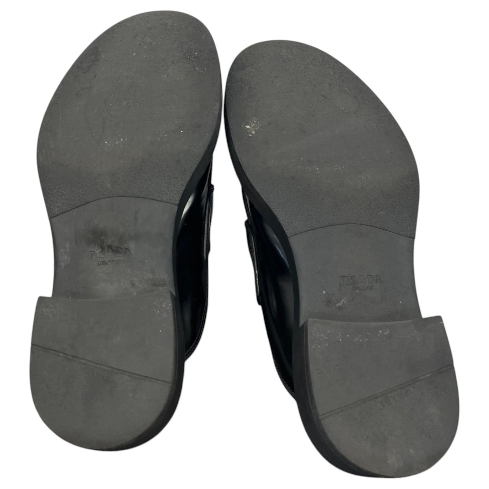Men's Plaque Logo Loafers Black Size UK 6.5 / EU 40.5 - Photo 10