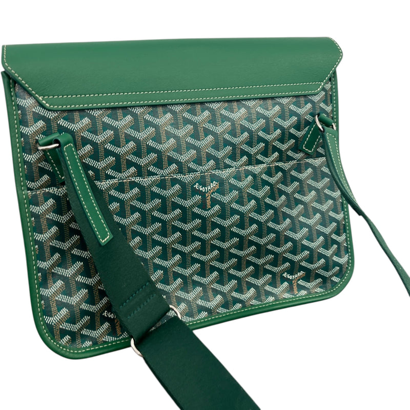 Men's Coursier Messenger Bag Green