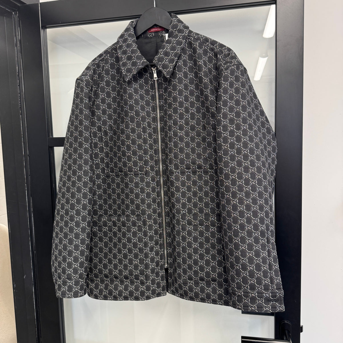 Men's GG Supreme Jacket Black Size M - Photo 7