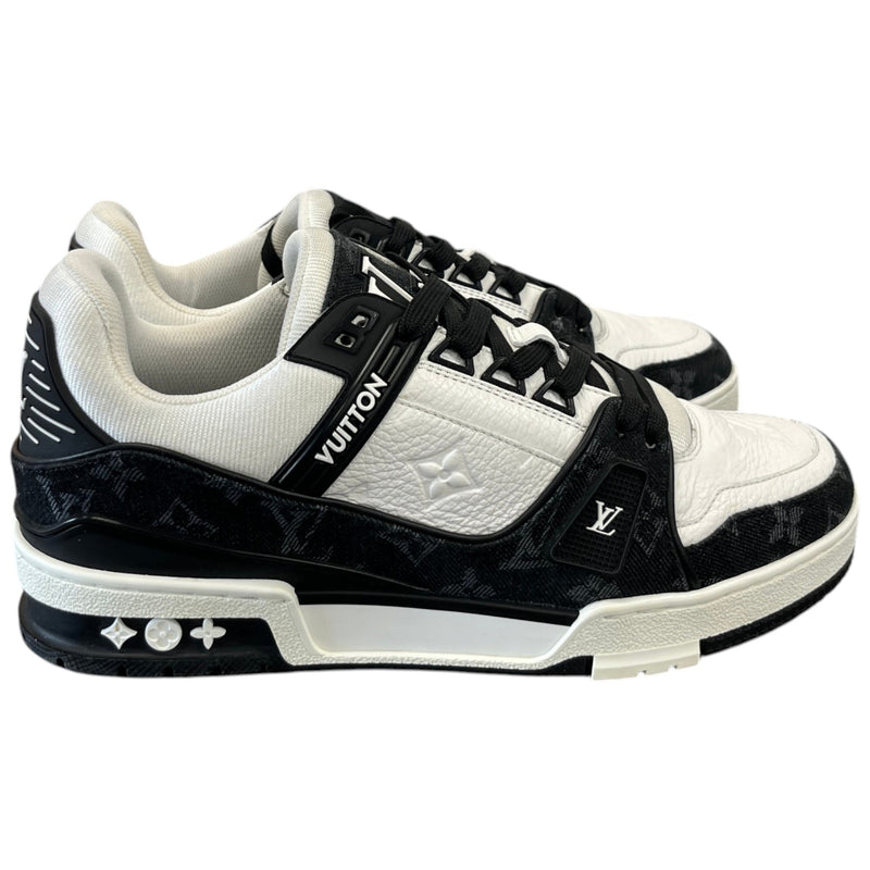 Men's LV Denim Low Trainers Black Size UK 6.5 / EU 40.5