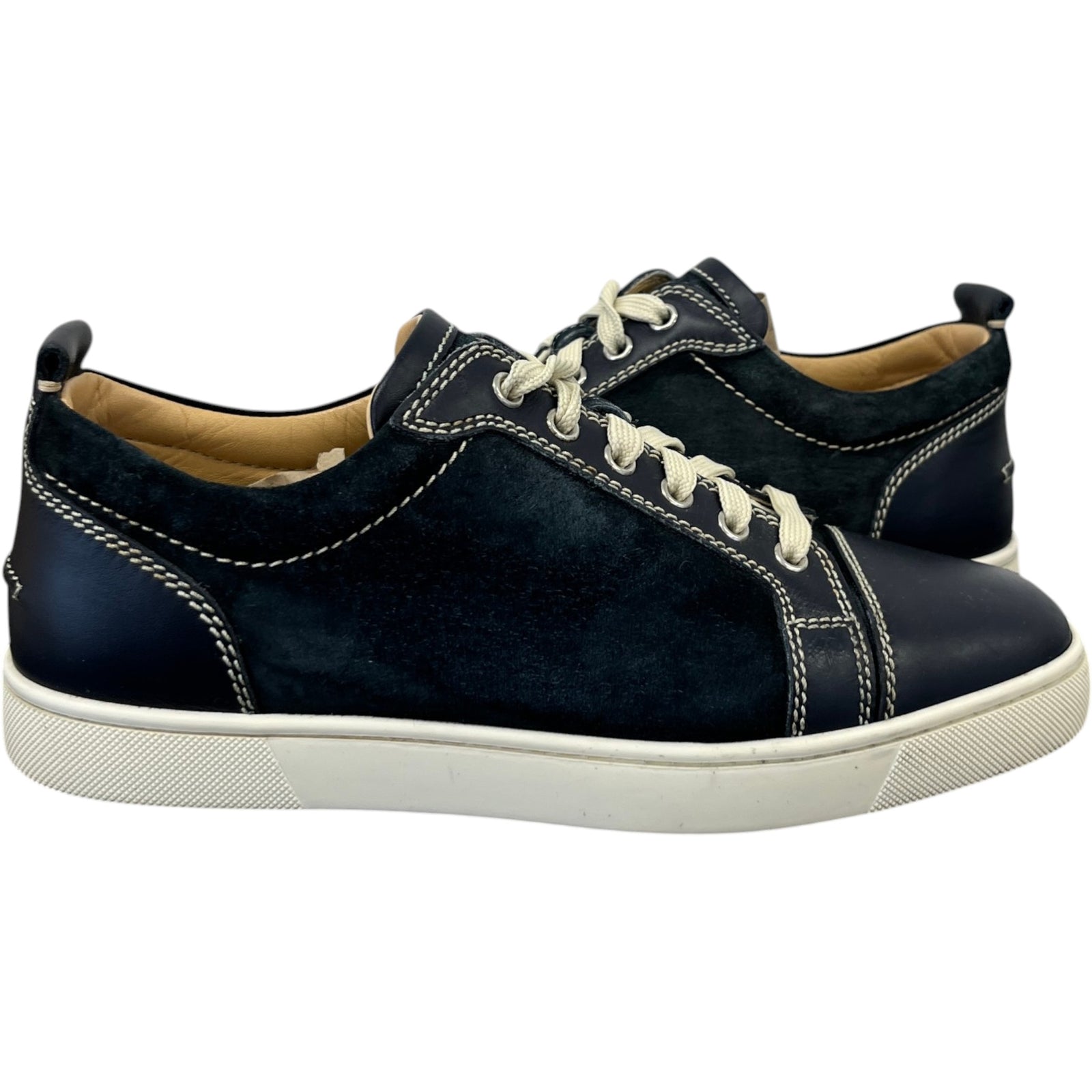 Men's Louis Junior Low Trainers Navy Size EU 41 / UK 7 - Photo 3