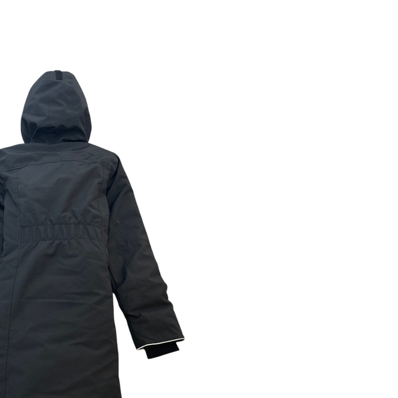 Women's Junior Brittania Parka Down Jacket Black Size Age 14-16