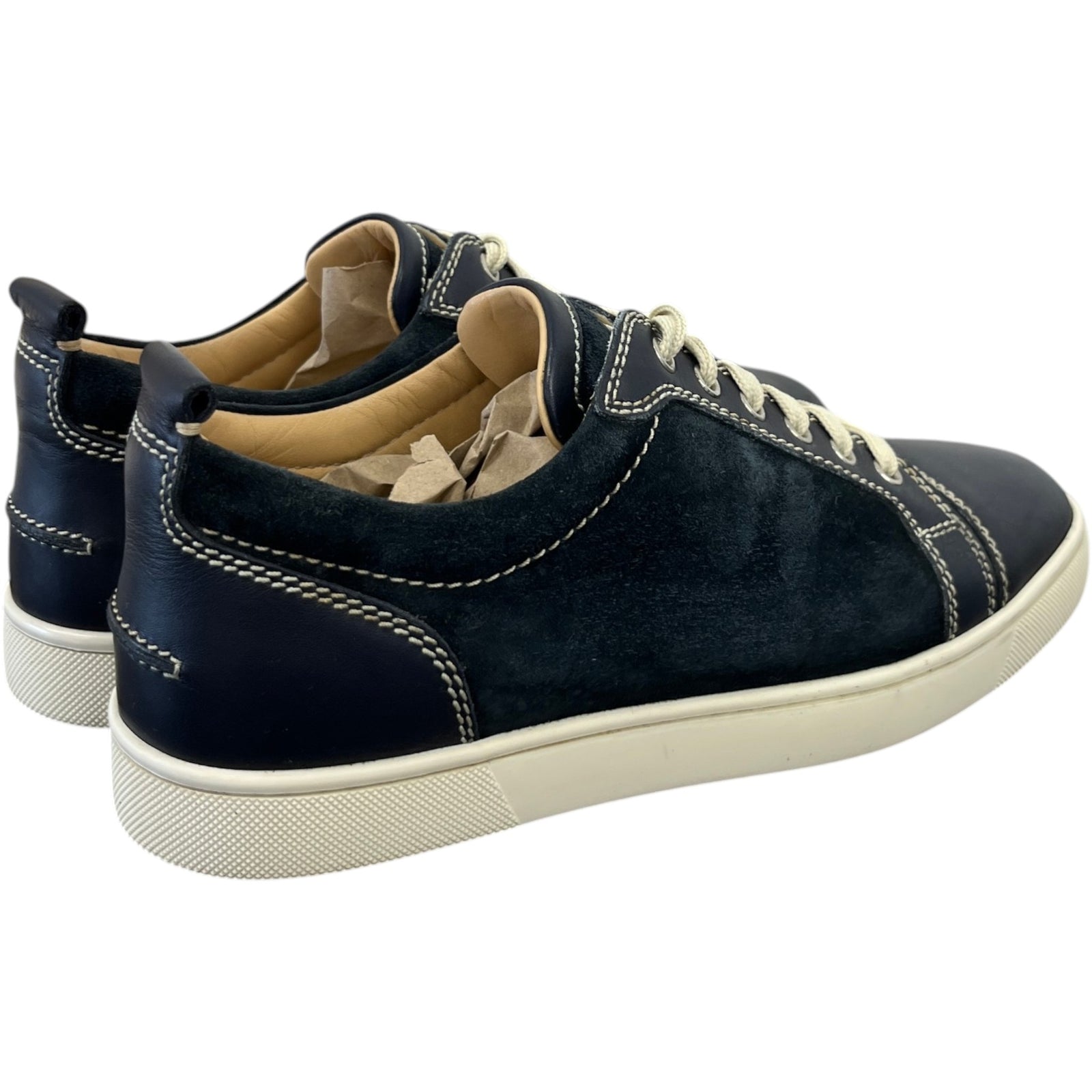 Men's Louis Junior Low Trainers Navy Size EU 41 / UK 7 - Photo 8