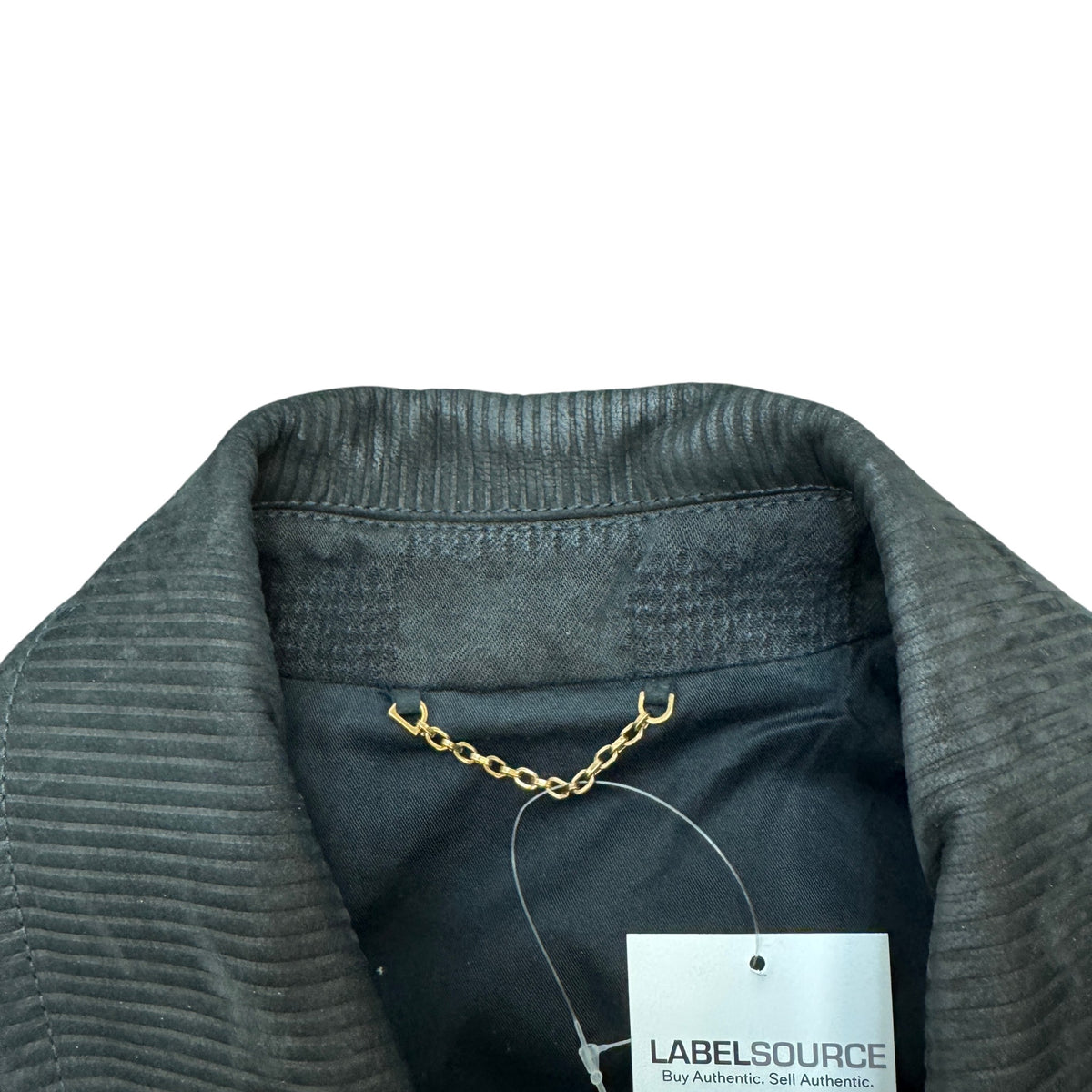 Men's Damier Workwear Blouson Jacket Black Size M - Photo 5