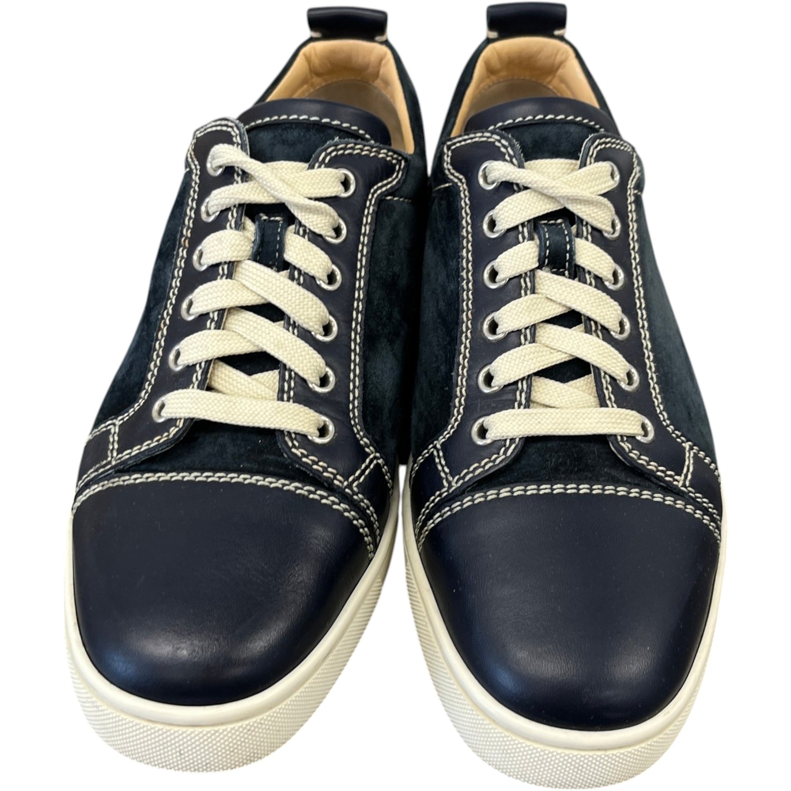 Men's Louis Junior Low Trainers Navy Size EU 41 / UK 7 - Photo 6