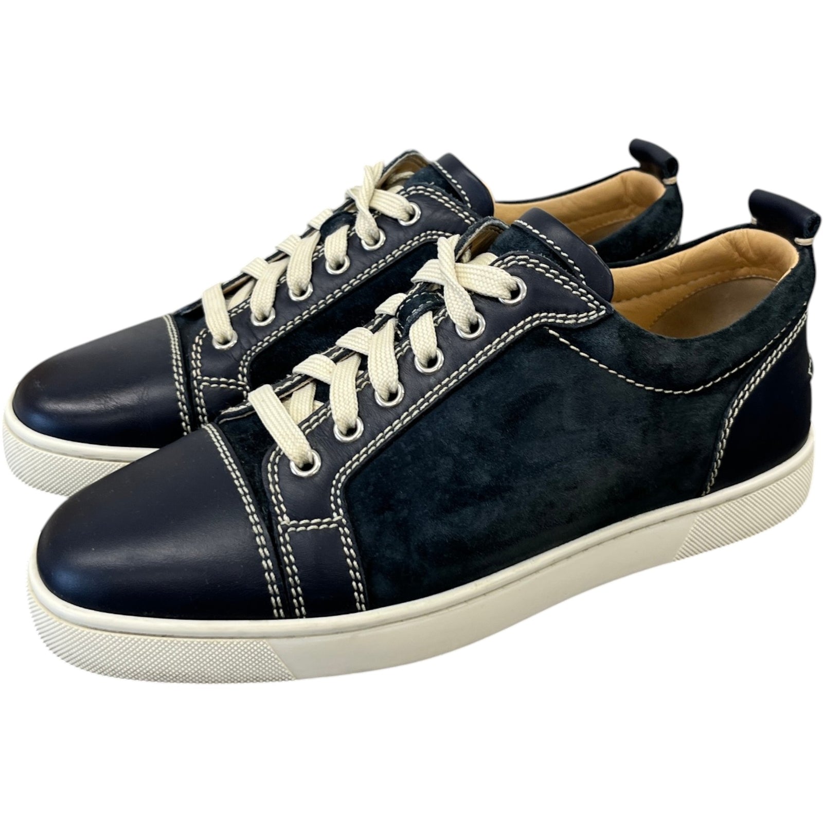 Men's Louis Junior Low Trainers Navy Size EU 41 / UK 7 - Photo 9
