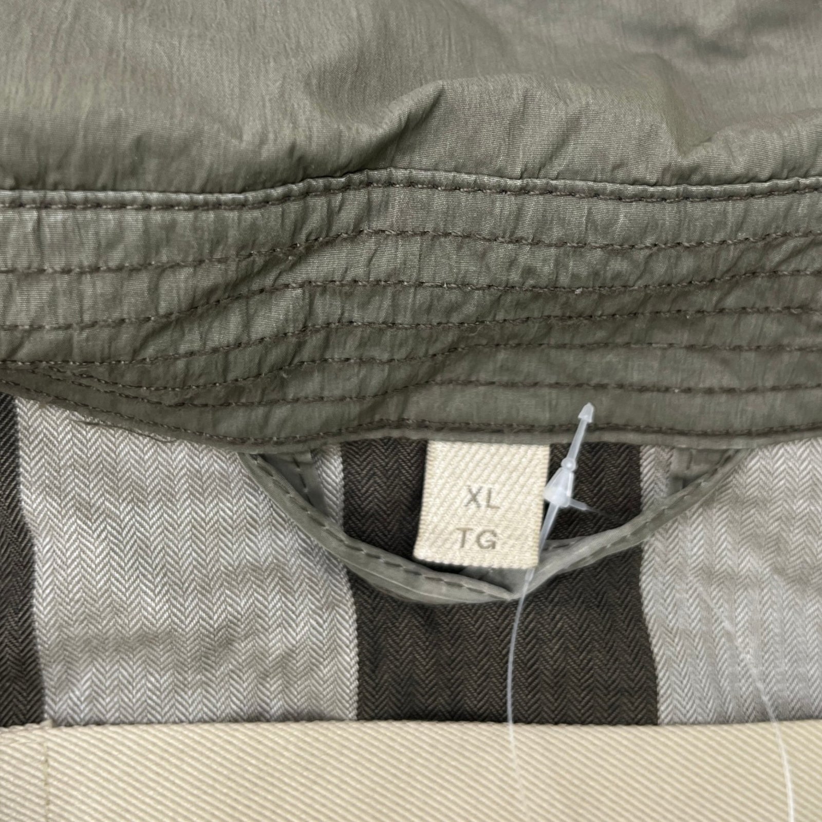 Men's Trench Jacket Khaki Size XL - Photo 7