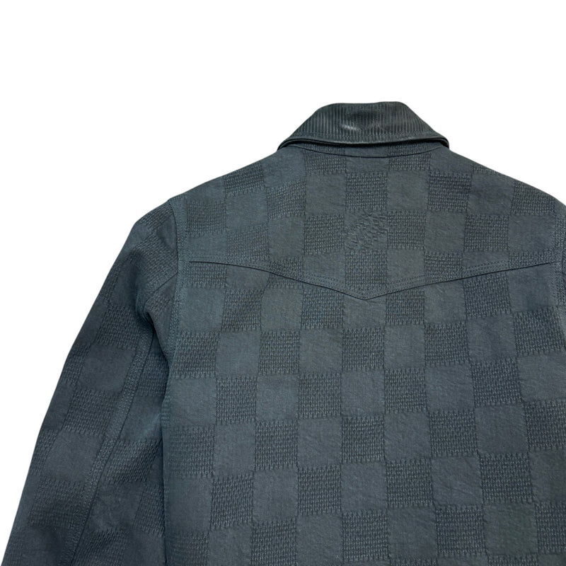 Men's Damier Workwear Blouson Jacket Black Size M