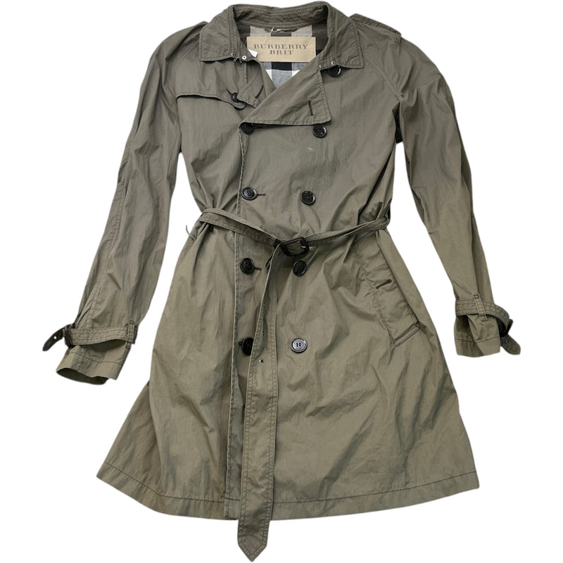 Men's Trench Jacket Khaki Size XL