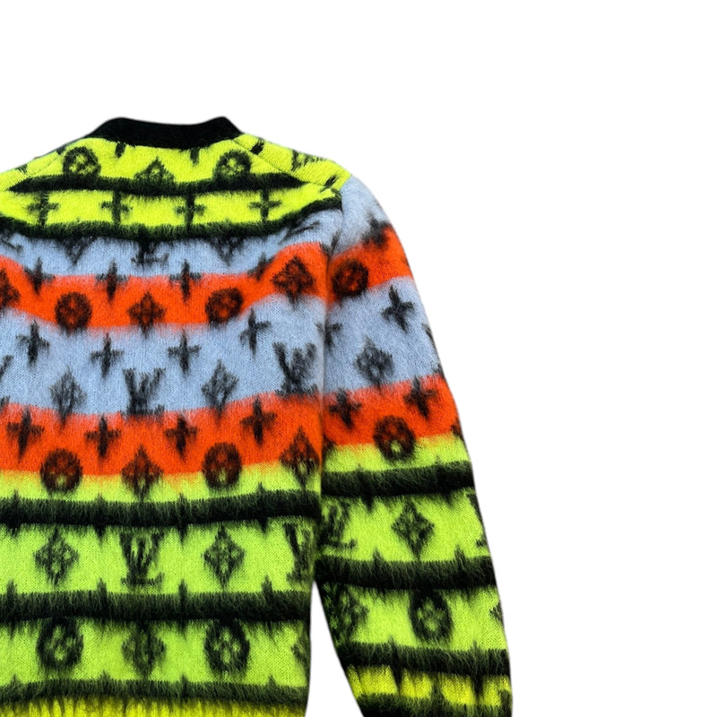 Men's Monogram Sweatshirt Green Size XXL