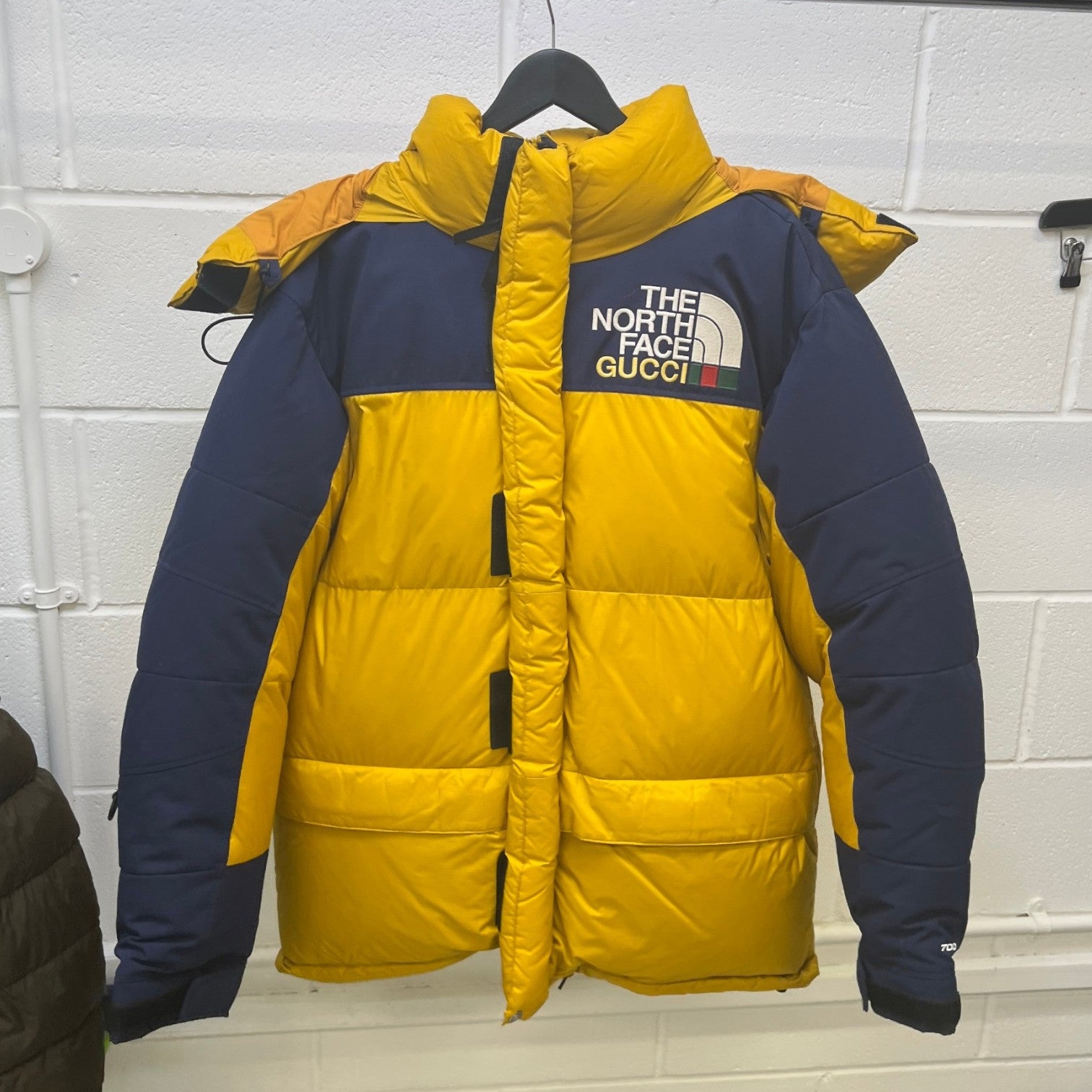 Men's X The North Face Down Jacket Yellow Size M - Photo 9
