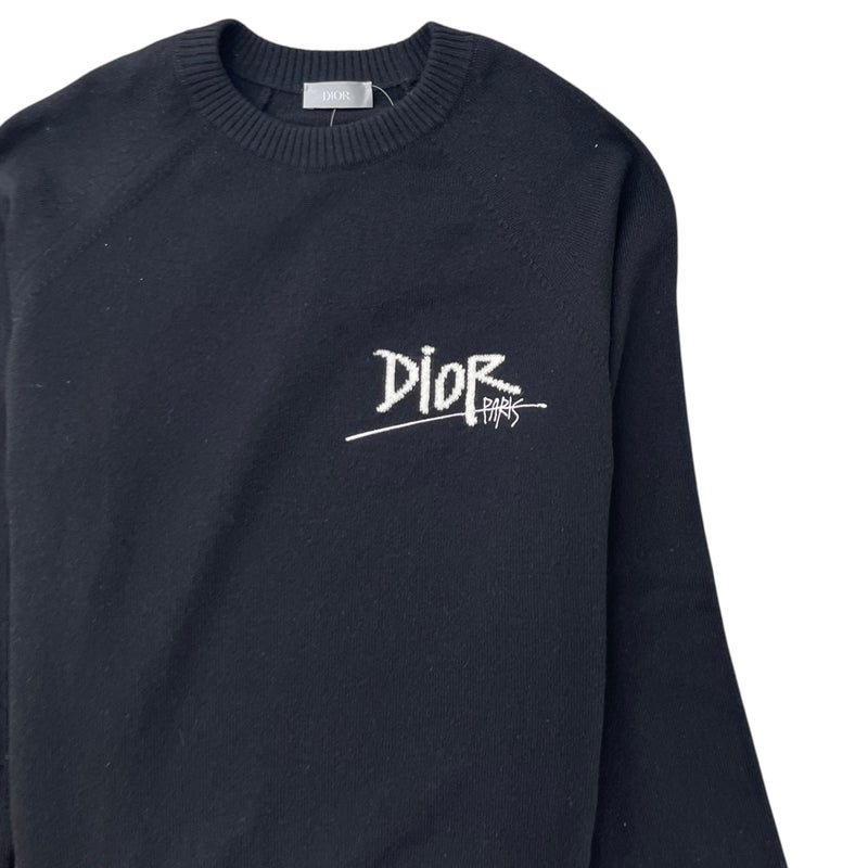 Women's x Shawn Stussy Embroidered logo Sweatshirt Black Size M / UK 10