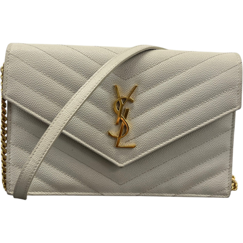 Women's Cassandre Envelope Wallet On Chain Handbag Beige