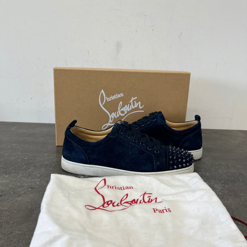 Men's Louis Junior Spikes Flat Low Trainers Blue Size UK 9 / EU 43