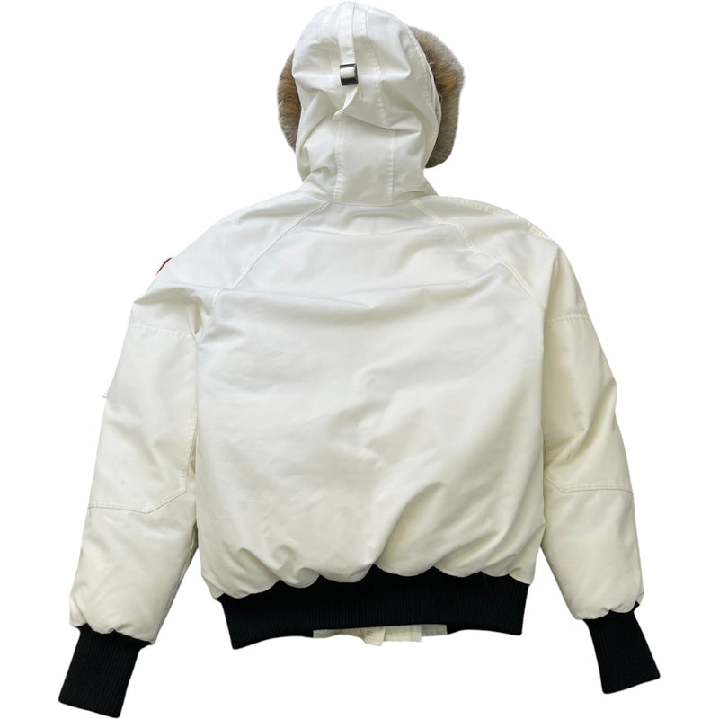 Men's Chilliwack Bomber Down Jacket White Size M