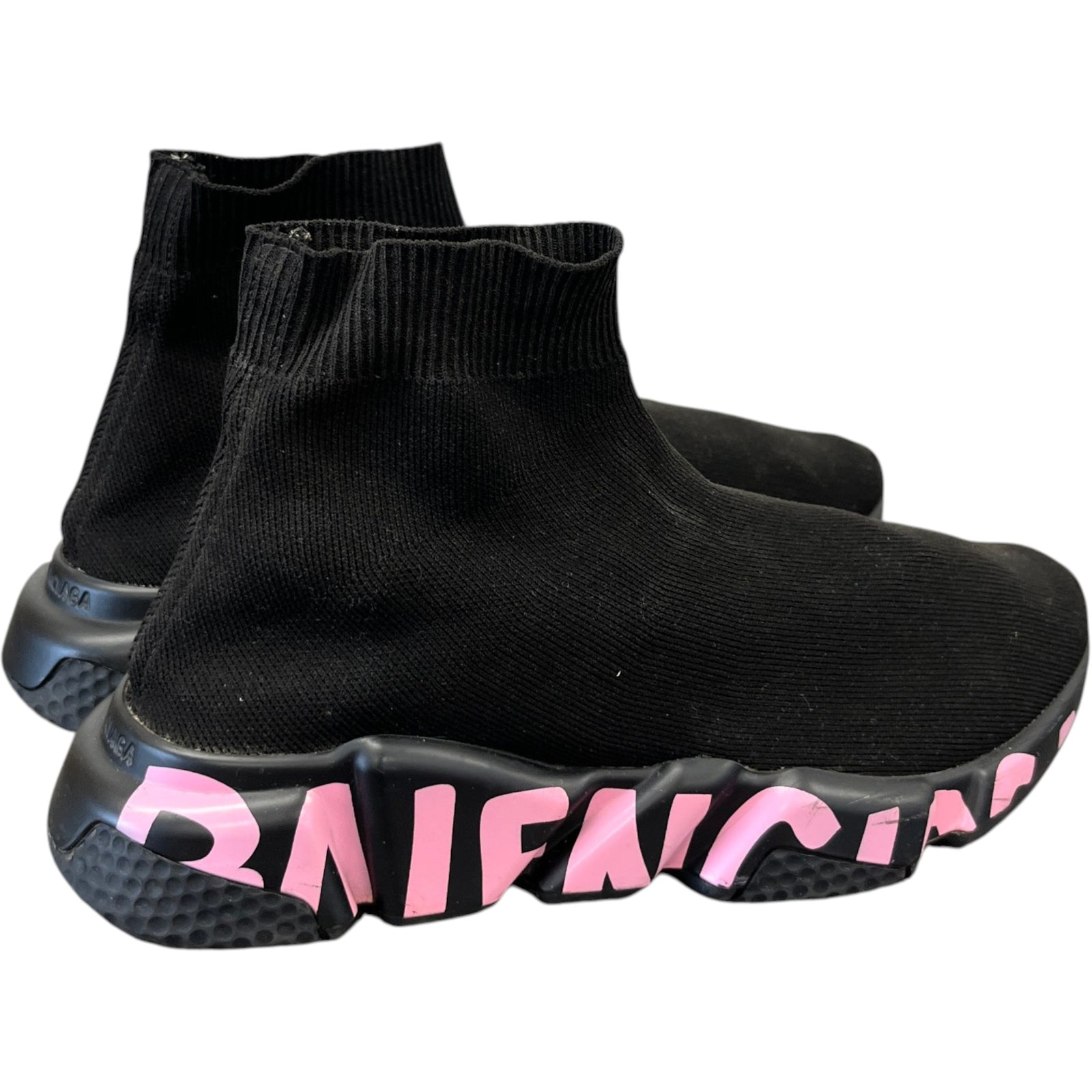 Women's Speed Sock High Trainers Black Size EU 38 / UK 5 - Photo 8