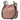 Women's Rockstud Drawstring Bucket Bag Nude