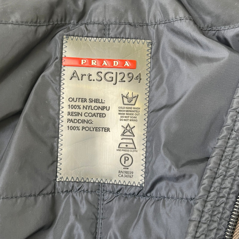 Men's Re-Nylon Parka Down Jacket Navy Size IT 48 / M