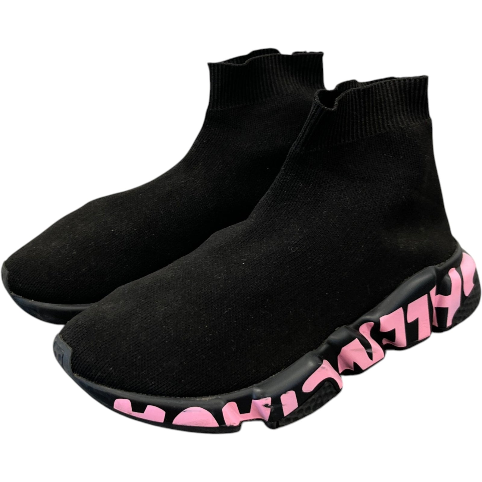 Women's Speed Sock High Trainers Black Size EU 38 / UK 5 - Photo 9