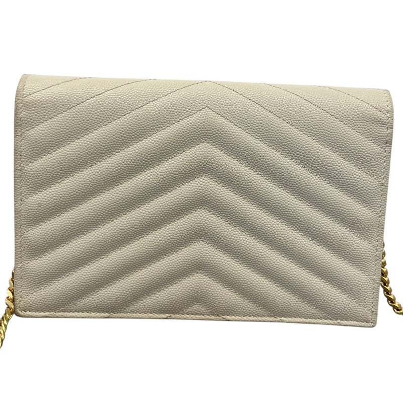 Women's Cassandre Envelope Wallet On Chain Handbag Beige