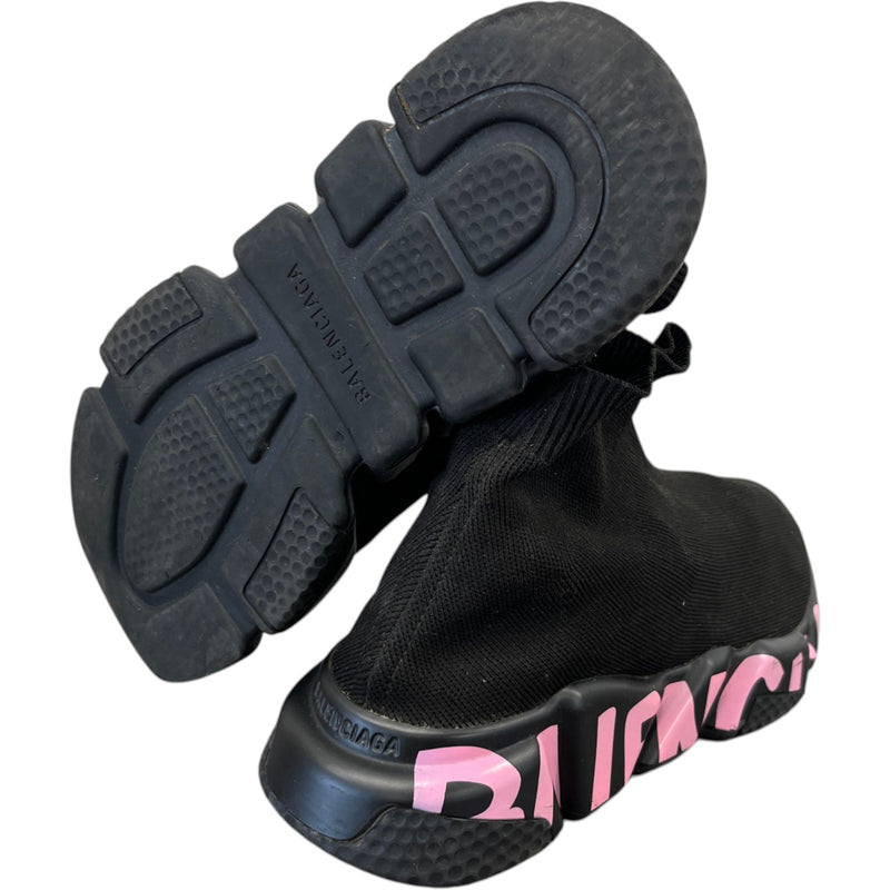 Women's Speed Sock High Trainers Black Size EU 38 / UK 5