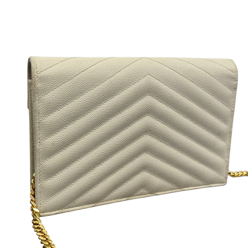 Women's Cassandre Envelope Wallet On Chain Handbag Beige
