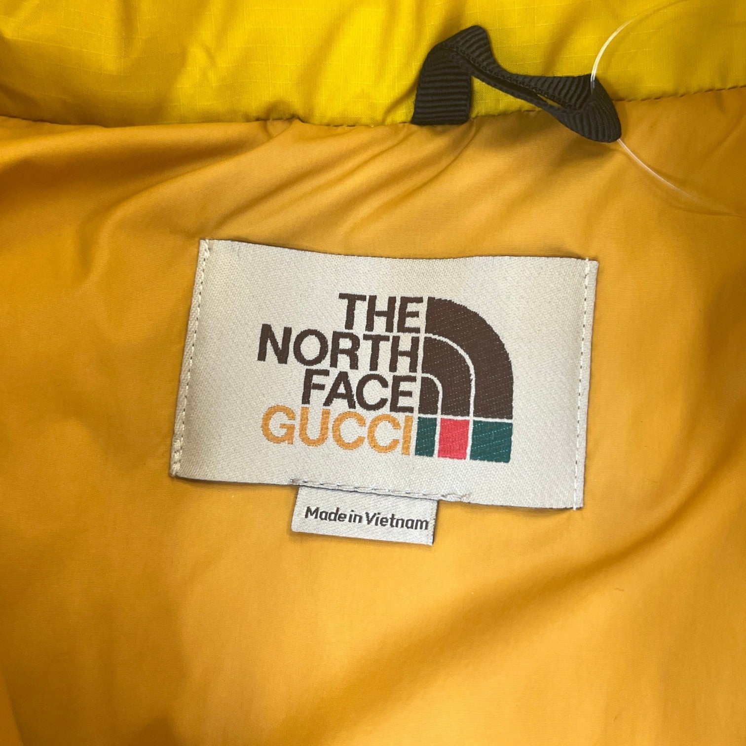 Men's X The North Face Down Jacket Yellow Size M - Photo 7
