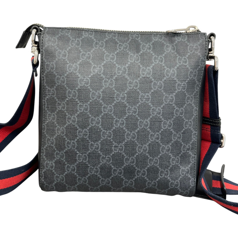 Men's GG Supreme Messenger Bag Black