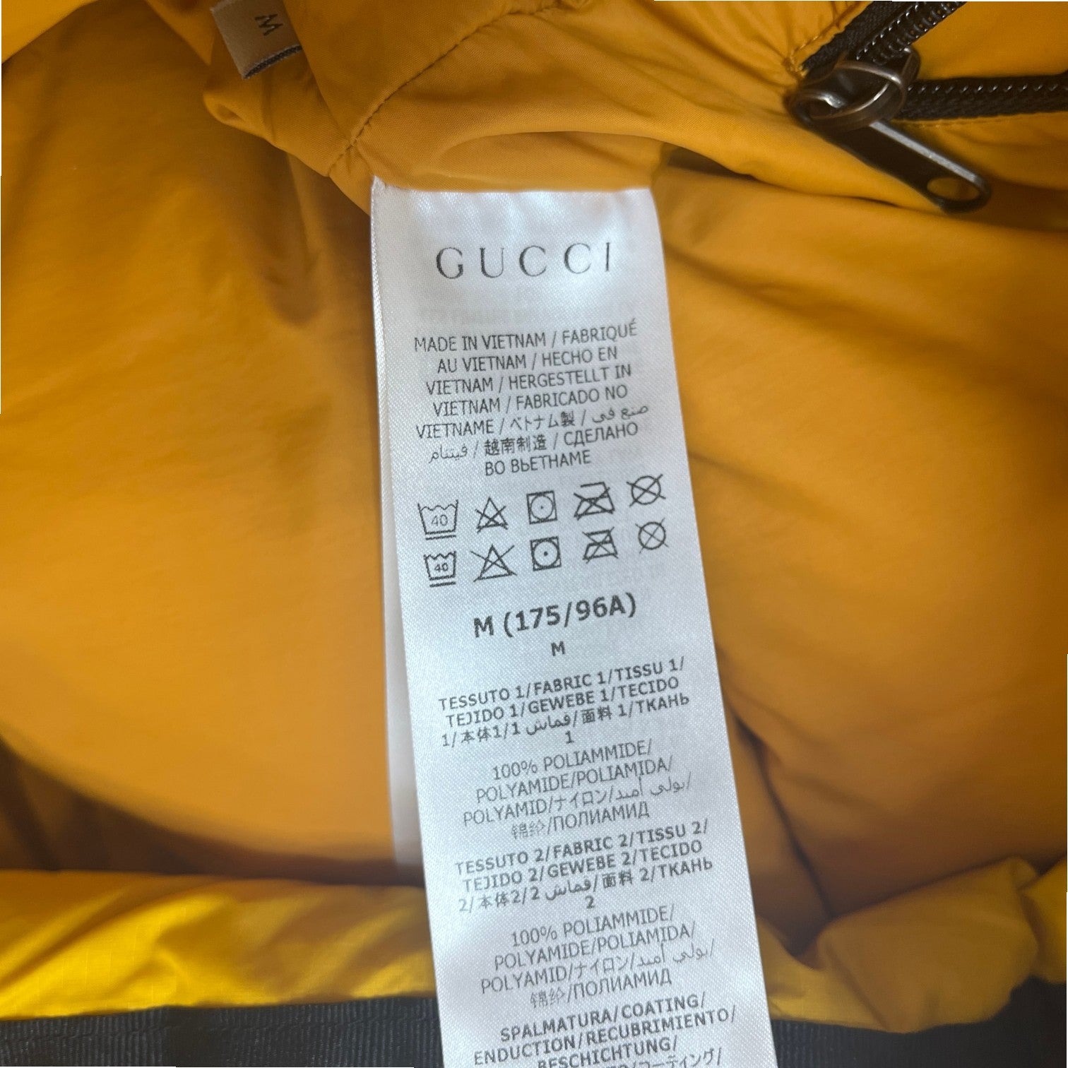 Men's X The North Face Down Jacket Yellow Size M - Photo 8