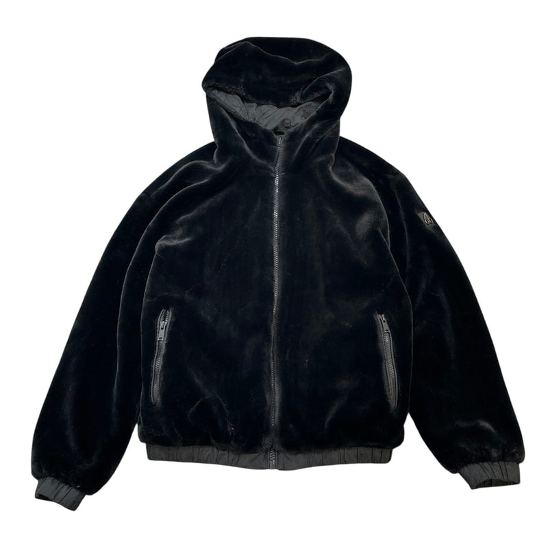 Men's Borden Monogram Bunny Reversible Jacket Black Size S
