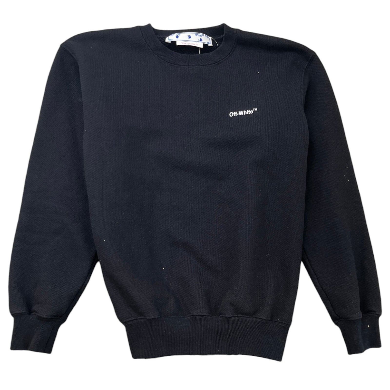 Men's Logo Print Sweatshirt Black Size XXS - Photo 1