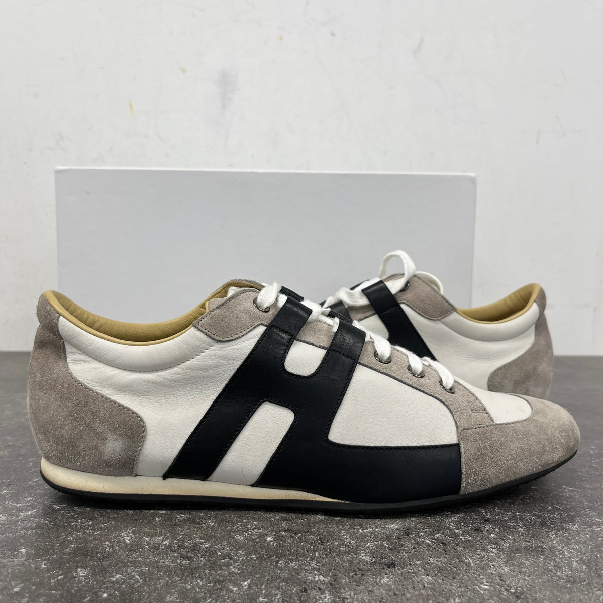 Men's Tie Break Low Trainers White Size UK 8.5 / EU 42.5 - Photo 12