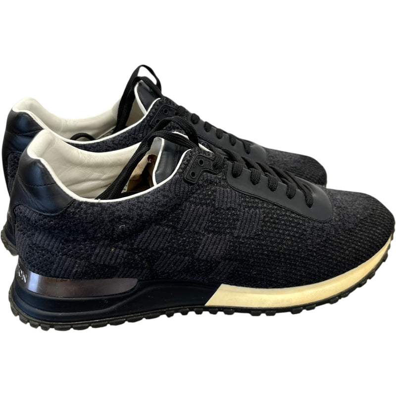 Men's Damier Run Away Low Trainers Black Size EU 40 / UK 6