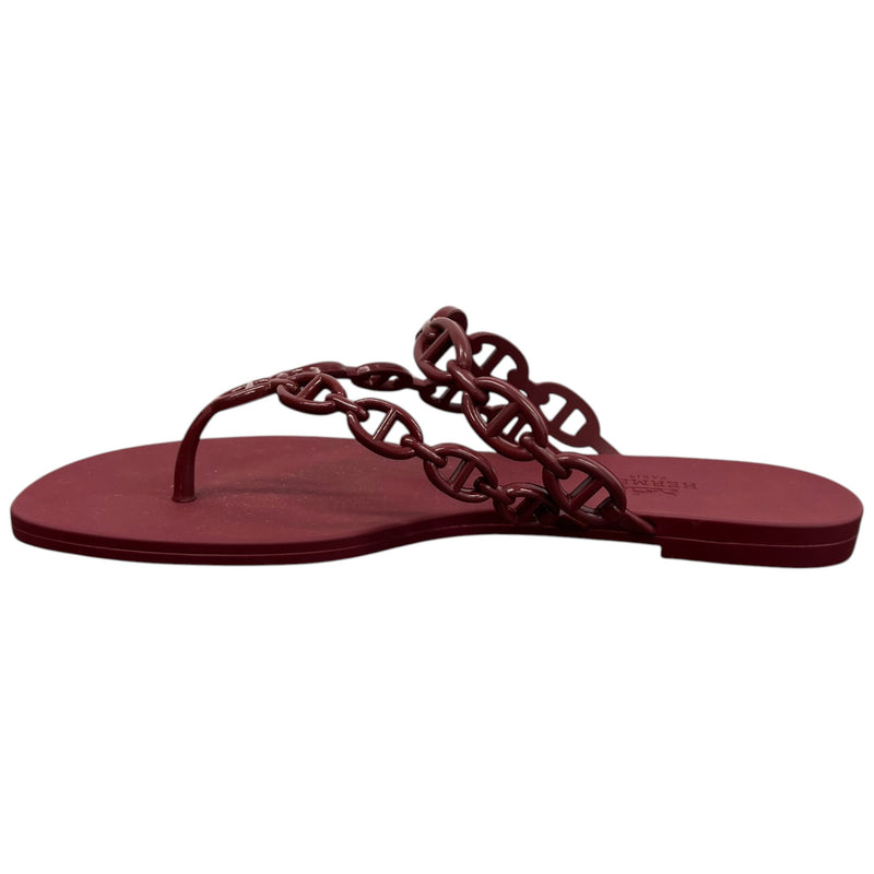 Women's Island Sandals Burgundy Size UK 6 / EU 39