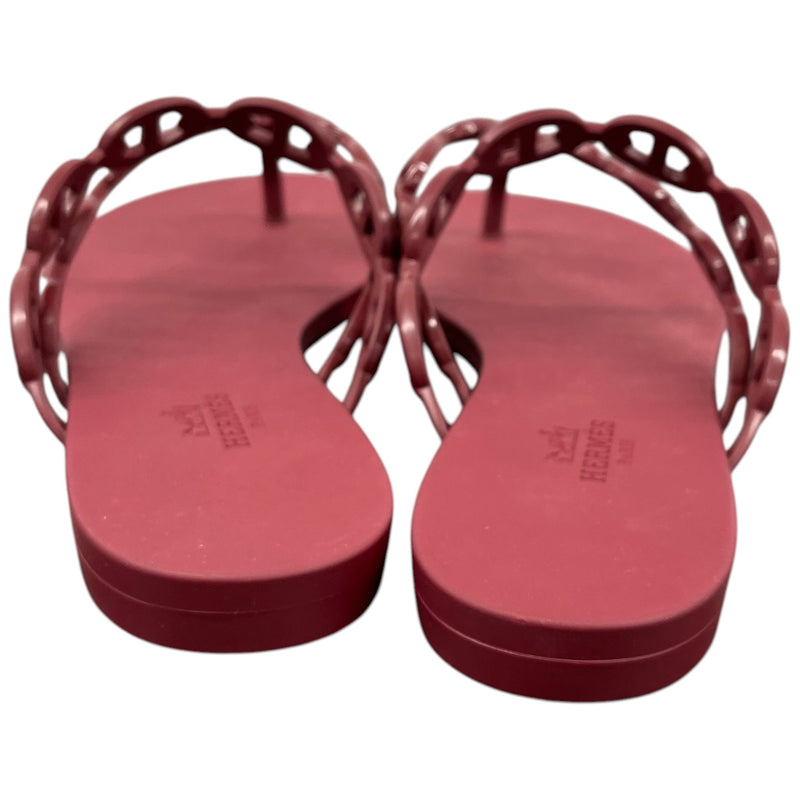 Women's Island Sandals Burgundy Size UK 6 / EU 39