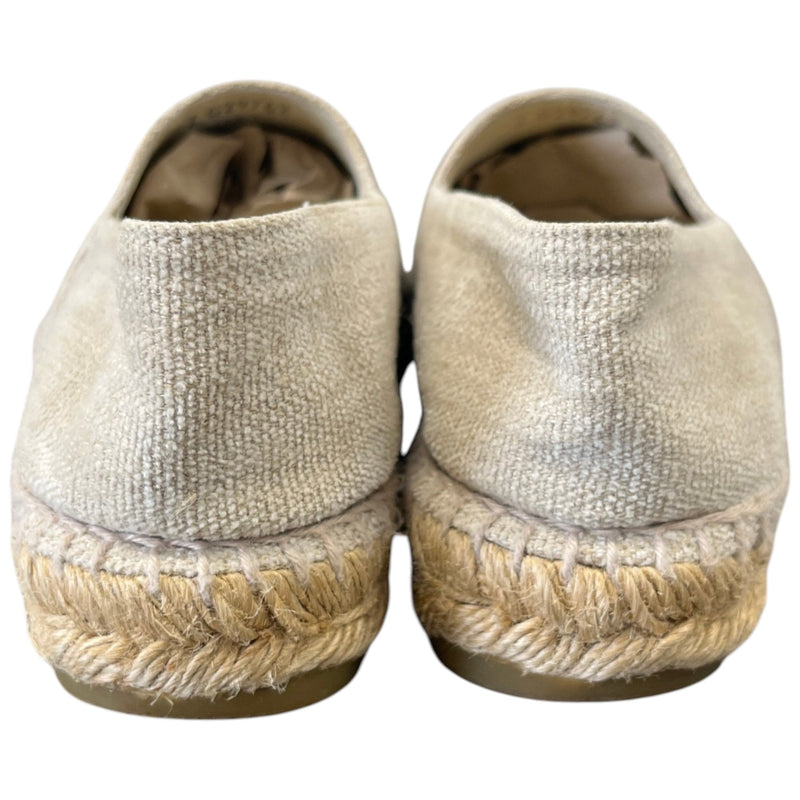 Women's CC Logo Espadrilles Beige Size UK 4 / EU 37