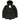 Men's Nylon Burford Puffer Down Jacket Black Size S